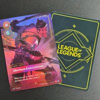 DIY Riftbound League Of Legends English flash Irelia Draven Azir Rek'sai Fiora Ezreal Jax Ornn Sivir Renata Glasc SFD Card Toy