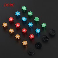 M4 Nut Dust Cover Trim Wheel Center Cap for 1.9/2.2 inch Hub 1/8 1/10 TRX4 Axial SCX10 YK4082 D90 Tamiya RC Car