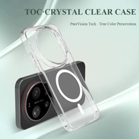 Lereach for Xiaomi 17 Ultra Mi 17ultra Magnetic Crystal Clear Shockproof Anti-Scratch Phone Case