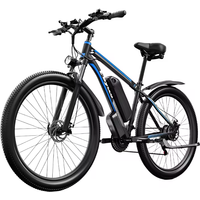 AliExpress NONE Electric Bike 750W Peak Power Brushless Motor 48V17.5AH Lithium Battery Mountain Bicycle Adult with Suspension 26