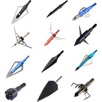 12pcs 100-150Grain Archery Broadheads Hunting Arrow Heads For Carbon Arrows Aluminum Arrows Arrowheads Hunting Arrow Tips