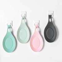1Pc Silicone Insulation Spoon Shelf Heat Resistant Placemat Drink Glass Coaster Tray Spoon Pad Eat Mat Pot Holder Kitchen Tool