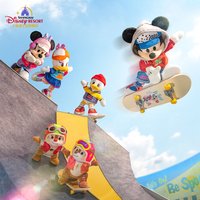 Original Shanghai Disney 2024 Color Celebration street party Mickey Minnie Donald Duck Chip and Dale plush toys doll