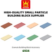 WANGE 42Pcs/Lot 0 No Hole 3*6 Building Blocks Moc Color Accessories Compatible with Brick DIY Spare Parts Toy Gift