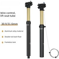 Hydraulic Dropper Seatpost 30.9 31.6MM Mountain Bike Wire Control Adjustable Height Telescopic Bicycle Seat Post