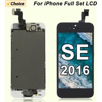 Full Set Display for Apple iPhone SE 2016 LCD Screen with Front Camera Home Button Complete Assembly Replacement with Tools Kit