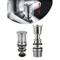 Shower Switch Valve Spring-Loaded Pull-up Water Diverter Triple Bathtub Spring-type Pull Water Distributor Home Improvement