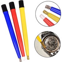 Watch Movement Rust Removal Brush Pen Glass Fiber / Brass /Steel Wire Brush Pen Shape Watch Parts Polishing Cleaning Tool
