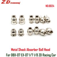 12pcs/set Shock Absorber Ball Head For ZD Racing DBX-07 EX-07 1/7 1/8 1/10 RC Car Spare Parts #8024
