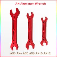 AN3 AN4 AN6 AN8 AN10 AN12 Double Ended Fitting AN Aluminum Wrench Hose Fitting Tool Socket Wrench Spanner Tool Kit