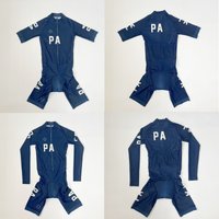 AliExpress NONE LASER CUT Skinsuit 2026 PNS TEAM NAVY BLUE Bodysuit LONG SLEEVE Cycling Jersey Bike Clothing Maillot Ropa Ciclismo