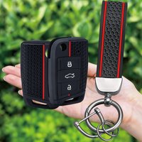New Keychain Car Key Cover Case Silicone Shell For VW Golf 7 MK7 VII Tiguan Polo Skoda Octavia A7 Kodiaq Seat Ateca Leon
