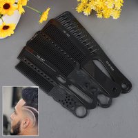 1 Stück leichter professioneller Kunststoff-Haarkamm zum Schneiden von Carbon-Kämmen, Salon-Friseur-Styling-Werkzeug