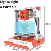 K1 Mini 3D Printer, Portable Desktop 3D Printing Machine for Home & Education Use