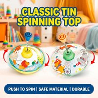 New Fidget Spinning Tops Metal Tops Toys Hand Press Classic Peg-Top Funny Push Down Gyro Baby Gift Tippie Top Toys For Children