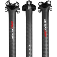 AliExpress ECIOSL Matte Bicycle Seatpost Carbon 27.2/30.8/31.6*350/400mm Mountain Road Bike Seat Post 3K Carbon Seat Tube Bicycle Parts