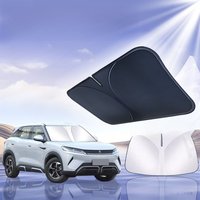 For BYD Atto 2 Yuan UP Car Windshield Sun Shade Blocks UV Ray Reflector Auto Window Visor Shield Cover Foldable Parasol 1 Piece