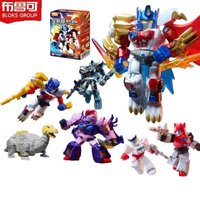 Blokees Building Blocks Transformers Starry Vol 7 Optimus Prime Blind Box Assembly Toy for Boys Collectible Decorative Gift