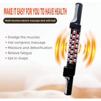 Home Use Heated Massage Roll Electric 360 Roataing Inner Roller Ball Massager Weight Loss Body Shaping Fat Removal Device