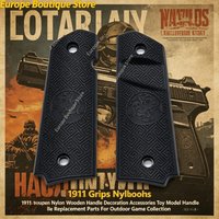 Nylon Wooden Handle 1911 Grips Decoration Accessories Toy Model Handle Replacement Parts for Tactical Outdoor Wargame Gear