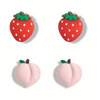 Soft Silicone 4PCS Thumb Grips Caps for Switch 2/2 PRO FOR PS4/5 XBOX Joysticks Button Cap Protector Case