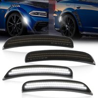 Dla Dodge Charger 2015-2023 LED Samochodowy przedni/tylny zderzak Boczne światło obrysowe Kierunkowskaz/Lampy drogowe Akcesoria samochodowe