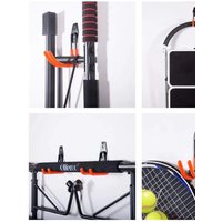 AliExpress NONE Heavy-Duty Metal Hooks Garage Organizer Wall-Mounted Bicycle Hooks Wall-Mounted Non-Slip Storage Hooks Ladder Garden Tools