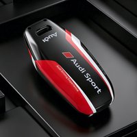 New Fashion High-quality Car Key Case Cover Shell Fob Bag For Audi A3 A5 A6 S5 S6 Q6 Sportback A6L/A5L/E-tron 2025 Accessories