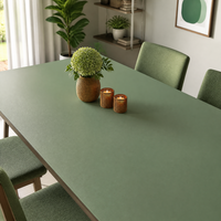 Green Matt Self-Adhesive Film Sticker for DIY Furniture Kitchen Cupboards Tables Wall Renovation Thickened Protection Wallpaper