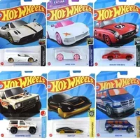 In Stock Hot Wheels Car Toy Alloy Diecast Latest Auto Sport Car Models Track Kids Toys for Children Truck Van 1:64 Boys Car Gift