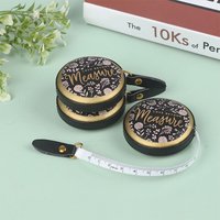 Retractable Sewing Retro Centimeter Inch Roll Tape Measure Ruler Mini PU Leather Tape Measure