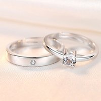 Charming 925 Sterling Silver Luxury Exquisite Zircon Ring for Men and Women, Wedding Party Gift Jewelry