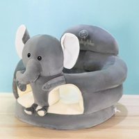 Cute Baby Sofa Support Seat Cover Plush Chair LearningTo Sit Feeding Chair Comfortable Toddler Nest Puff Washable
