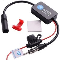 Universal FM Booster Amp Car Radio Antenna Amplifier