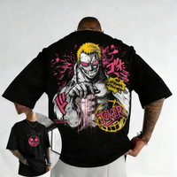 ONE PICE Men's Summer Cotton T-shirt 2026 New Doflamingo Anime Printing Trend Versatile Large Loose Casual Y2K Parent Child Top