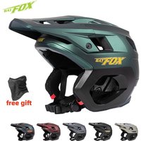 AliExpress BATFOX Mountain bike helmet men's 3/4 bicycle helmet mtb casco outdoors sports cycling enduro helmet for bicycle casco ciclismo