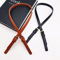 1Pcs PU Leather Purse Handles 68cm to 77cm Adjustable Leather Purse Strap Double Buckle Leather Shoulder Strap Replacement