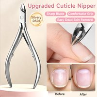 UR SUGAR Nail Cuticle Nipper Manicure Scissors Stainless Steel Upgraded Sharp Blade Dead Skin Remover Pusher Tool Trimmer