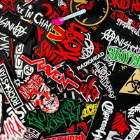 100 Stück/Los Zufällig Gemischte Band-Aufnäher Bestickte Applikationen Kleidungszubehör Bekleidungszubehör Dekoration Stoffaufnäher Punk Rock