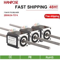 HANPOSE 28HA34 28/40/50-T5*4 Länge 100/200/300mm Schrittmotor 1,0A 0,1N.M NEMA11 T-Typ Motor für 3D-Medizintechnik