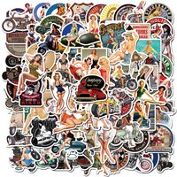 10/50/100pcs Retro Pin Up Girls Stickers Sexy Women for DIY Phone Motorcycle Helmet Scrapbooking Laptop Suitcase Skateboard