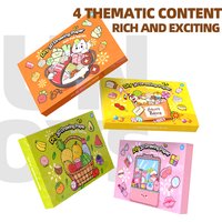 3D Foam DIY Squishy Kit for Kids, Parent-Child Interactive Toy, Fruit and Dessert Series Shapes