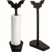 Bat Paper Towel Holder - Halloween Decor for Kitchen and Bathroom - Gothic Home Decor for Oddities and Curiosities