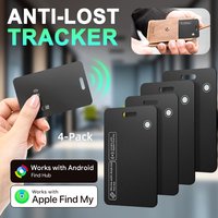 Wallet Tracking Card Ultra-thin Android GPS Location Smart Anti-loss Tag for Smart Phone Find My Bluetooth Device Wireless Charg