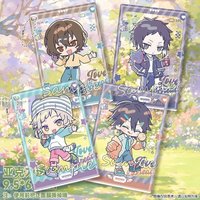 Transparent Card KeyChain Bungo Stray Dogs CRUX Key Chain Colorful Pop Key Ring Nakajima Atsushi Acrylic Keyring Dazai Osamu