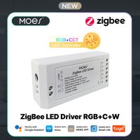 MOES New ZigBee 3.0 Smart Dimmer Module Swtich RGB CCT for LED Strip Smart Life Tuya App Control with Alexa Echo Goolge Home
