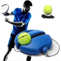 Single-player Tennis Set Training Tennis with String Tennis Practice Machine Training Machine Base Rebound with String