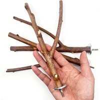 Bird Perch Stand, Parrot Stand, Claw-grinding Perch for Chewing, Birdcage Supplies, Bird Perch Stand, Each One Is Unique
