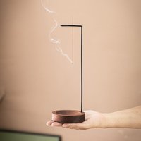 Anti-Ash Design Incense Stick Meditation Spa Room Home Decor Creative Upside Down Incense Burner Incense Stick Holder Wooden