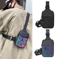 New Universal Crossbody Small Bag Casual Rhombus Grid Shoulder Fashion Mobile Phone Breast Bag Premium Crossbody Bag